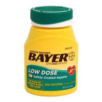 Bayer Bayer Baby Aspirin Regimen Low Dose Enteric Coated Tablets, 300 tabs (Pack of 3)