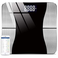 Bluetooth Body Fat Scale Smart Scale Digital Bathroom Wireless Weight Scale, G-shaped sensor, Body Composition Analyzer With Smartphone Lcd Display, 180kg, 29 26cm