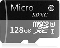 128GB Micro SD SDXC Card High Speed Class 10 Memory SD Card with SD Adapter