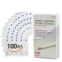100 PCS Digital Thermometer Probe Covers Basal Universal Covers for Oral Armpit Rectum Baby Adults Thermometer - Disposable, Sterile, Sanitary