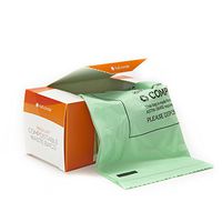 Full Circle Fresh Air Biodegradable Compost Bag, Lemon Scented, 2.5 Gallon, 25 Count