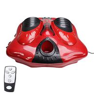 Wanfor Electromagnetic Foot Massager, Shiatsu Foot Massager, Ceramic Heat Function, 99 Strengths, 50 Massage Modes, 4 Electrodes for The Body