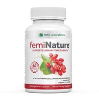 femiNature™ Urinary Tract Infection Treatment for Women - Fast Acting Bladder and Urinary Tract Cleanse | D-Mannose, Cranberry Extract, MSM & Berberine - 60 Vegetarian Capsules