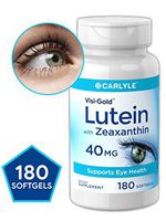 Lutein and Zeaxanthin 40 mg |180 Softgels | Eye Health Vitamins | Non-GMO & Gluten Free Supplement | by Carlyle