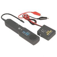 Electronic Cable Tracker transmitter, receiver, #RJ11 telephone jack plug, two 9 volt batteries, users manual and carrying case by CenTech