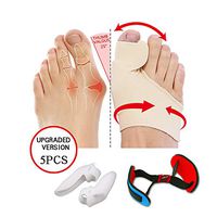 Bunion Corrector and Bunion Relief,Toe separatorsSleeve,with Gel Bunion Pads Cushion Splint Orthopedic Bunion Protector-Stop Bunion Pain Valgus Corrector Bunion Guard … (Bunion 5P)