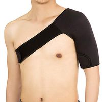 BIHIKI Bursitis Shoulder Brace for Women and Men,Adjustable Wrap Strap Support for Shoulder Bursitis, Subluxation, Tear, Frozen Shoulder Pain, Sprain, Soreness & Tendinitis (Left Shoulder)