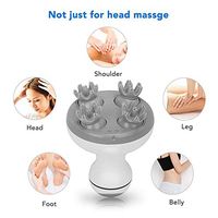 ZQG BEAUTEY Smart 4D Head Massager Electric Head Scalp Massager Pressure Point Relieve Pressure to Promote Blood Circulation Hair Growth
