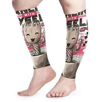 GmCslve Groot Calf Compression Sleeve Leg Performance Support Shin Splint Calf Pain Relief