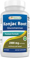 Best Naturals Konjac Root 2000mg, 180 Count