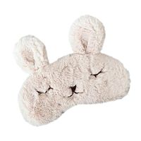 HADM Cute Sleeping Eye Mask Elastic Blindfold Cartoon Bunny Breathable Sleep Aid Cover
