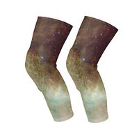 Knee Sleeve Unicorn Constellation Star Full Leg Brace Compression Long Sleeves Pant Socks for Running, Jogging, Sports, Crossfit, Basketball, Joint Pain Relief, Men and Women 1 Pair