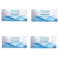 Oasis Tears Plus Lubricant Eye Drops Relief for Dry Eyes, 30 Count Box Sterile Disposable Containers (Pack of 4)