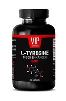 Emotional Healthy - L Tyrosine 500MG - Emotional Support - 1 Bottle (60 Capsules)