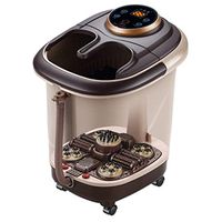 Foot Spa and Massager Foot Bath with Auto Pedicure Massage Roller Foot Soaker with Infrared Heater Bubble Jet Magnetic Field Toherapy for Fot Care