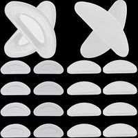 M-jump 20 Pairs Transparent Eyeglasses Nose Pads Glasses Adhesive Silicone Anti-Slip Nosepads for Eyeglass Glasses Sunglasses
