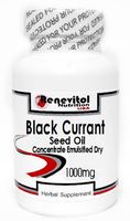 Black Currant Seed Oil Concentrate Emulsified Dry 1000mg 90 Capsules ~ Renevitol