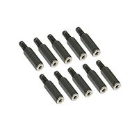 C&E CNE78459 3.5mm Mono Jack Plastic Handle, 10-Pack