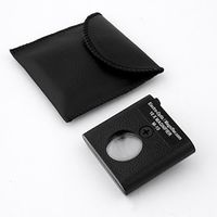 10X Double Lens LED Pocket Magnifier Made in USA High Power Double Lens Design, Bright LED Illumination, Ideal for Inspection, Coins, Stamps, Reading by Electro Optix