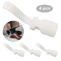 MOGOI Lazy Shoe Helper,Portable Sock Slider,Handled Shoe Horn Shoe Lifting Helper for Men Women Kids Daily Use, Easy on Easy Off,Perfect Shoe Horn/Slider for Elderly,Disabled,Pregnancy,White,4PCS