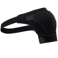 Sports Shoulder Pads Summer Single-Shoulder Basketball Badminton Weightlifting Can Adjust Shoulder Pain Warm Shoulder Straps for Men and Women,Left