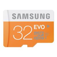 Samsung 32GB EVO Micro SDHC UHS-I Upto 48MB/s Class 10 Memory Card (MB-MP32D)