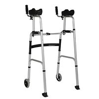 ZHPRZD Disabled Walker Four-Legged Walker Lightweight Folding Lower Limb Training Elderly Walker Home Aluminum Walker