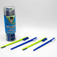 Brushwerks All Purpose Double Ended Household Cleaning Brush- MADE IN THE USA (20 pack, nylon)