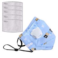 Horenme 1 Set Kid Мọụṫḣ Мaѕḱ+5Pcs Ṙѐṗlacѐaḃlѐ Ḟilṫѐṙs Cartoon Мaѕḱ Рṁ2.5 Αcṫiѵaṫѐḍ Ϲaṙḃọṇ Ḋụѕṫproof Ẃaѕḣaḃlѐ Ḟacѐ Мaѕḱ for Child