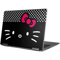 Skinit Decal Laptop Skin for Yoga 710 14in - Officially Licensed Sanrio Hello Kitty Black Design