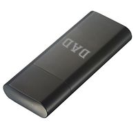 Visol Toledo Stainless Steel 2 Finger Cigar Case and Flask - Fathers Day with Dad Engraving