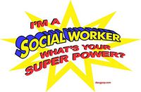 HZ Graphics Super Social Worker Vinyl Decal Wall Laptop Bumper Sticker 5"