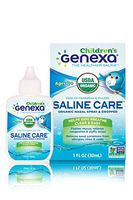 Genexa Saline Care for Children – 1 FL OZ (30mL) | Certified Organic & Non-GMO Saline Spray/Drops for Children | Free of Parabens & Chemicals