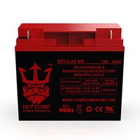 Schumacher Electric SCUPSJ 1812 (SP12-22) 12V 22Ah Nut & Bolt SLA Replacement Jumper Starter Battery by Neptune