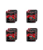 Teaza Herbal Energy Pouch Fire with Cayenne and Habenero 8 Pack 80 Pouches