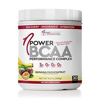 nPower Nutrition BCAA, Performance Complex Powder, Banana Passionfruit, 5g BCAA, 1000mg Collagen, 10.6oz Tub