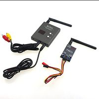 QWinOut FPV 5.8Ghz 600mW 40CH Wireless AV A/V Transmitter Receiver TS832 RC832 Tx & Rx Set for Professional Drones RC Plane DJI DIY Aerial Photography