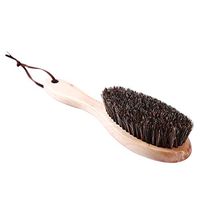 GOMYIE Clothes Shoe Brushes Garment Care Clothes Brush And Lint Remover Lint Brush With Long Wood Handle(Wood color)