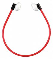 Tasco 1776 T-100 Hear Band Semi Aural Hearing Protector, NRR=17, Red