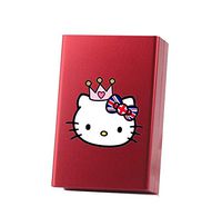 YOURNELO Lovely Red Hello Kitty Cartoon Metal Automatic Cigarette Case Box (C 3)