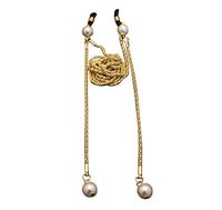 Glasses Chain Metal Sunglasses Hanging Neck Pearl Non-Slip Lanyard,#03