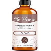Ola Prima 8oz - Premium Quality Clove Essential Oil (8 Ounce Bottle) Therapeutic Grade Clove Oil