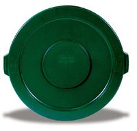 Brute Container 32 Gallon Lids ( LID, CONTAINER, F/32 GAL BRUTE, 2632, DRK GN ) 6 Each / Case