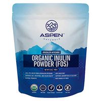 ASPEN NATURALS Organic Inulin Powder for Digestive Health - Non-GMO, 32 oz, Made from Jerusalem Artichoke - Natural Prebiotic and Fiber Powder