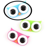 Blue Owl Contact Lens Case