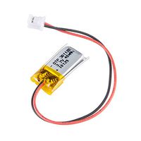 BATTERY LITHIUM 3.7V 40MAH, (Pack of 10) (PRT-13852)