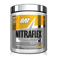 GAT Sport NITRAFLEX ,Testosterone Boosting Powder, Increases Blood Flow, Boosts Strength and Energy, Improves Exercise Performance, Creatine-Free (Pineapple, 30 Servings)