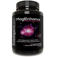 MagEnhance Best Magnesium Supplement, Magnesium-L-Threonate Complex, with Magnesium Glycinate and Taurate | Brain, Heart, Sleep, Memory and Fibromyalgia, 100% Money Back Guarantee! Vitamin Magnesium.