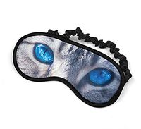 Cat Diamond Blue Eyes_SM013 Sleep mask, Sleeping Eye Masks, Traveling Accessories Women, Men, Kids, Soft Masks for Sleeping, Eye Cover for Travel, Funny Comfortable Blindfold
