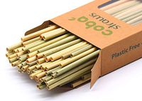Biodegradable Straws by COBA Straws – 100% Natural Organic Eco Friendly Disposable Drinking Grass Straws – Perfect Alternative to Plastic, Paper, Metal, Glass & Bamboo Straws - Pack of 110